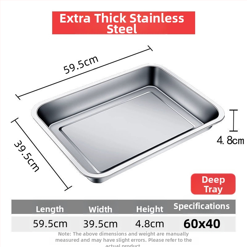 Xinrong Nehrđajući čelični četverokutni tanjur – jednobojni, modernistički minimalistički stil, prikladno za hotele i obroke, nije prikladno za mikrovalnu pećnicu