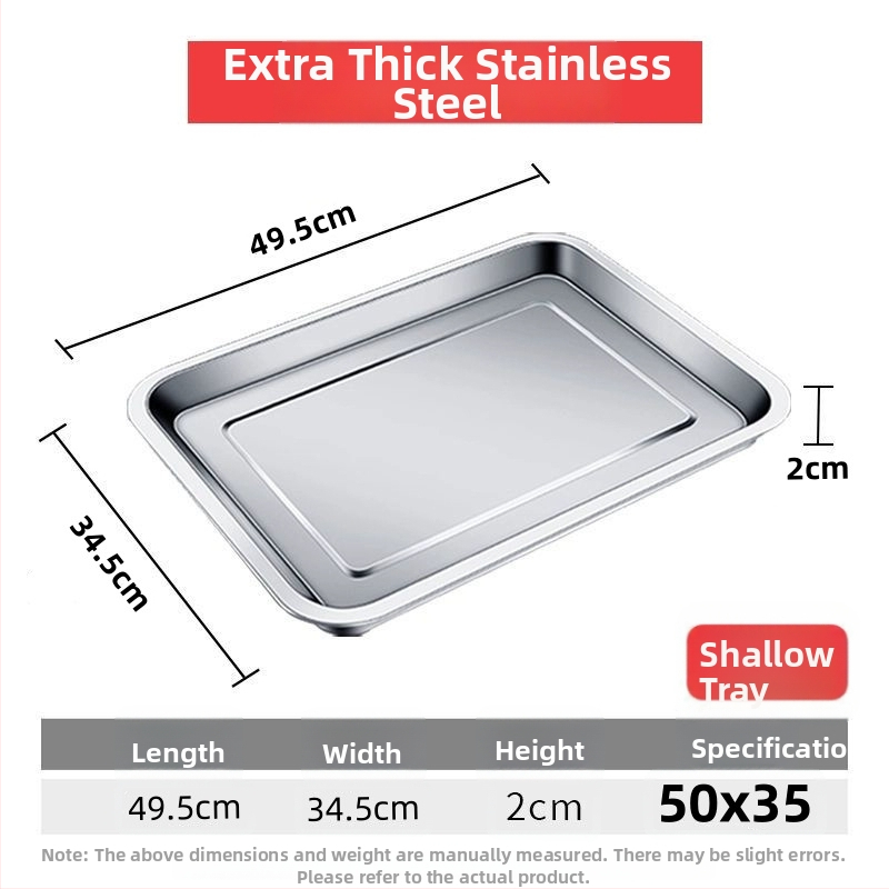 Xinrong Nehrđajući čelični četverokutni tanjur – jednobojni, modernistički minimalistički stil, prikladno za hotele i obroke, nije prikladno za mikrovalnu pećnicu