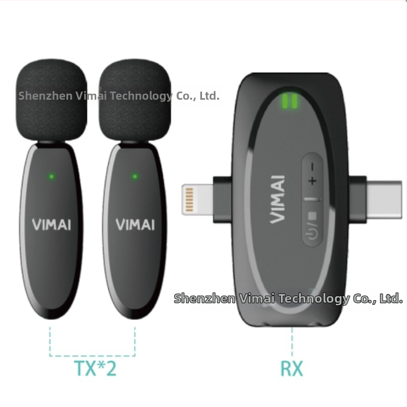 Lavalier mikrofons ar trīs vienā saskarni, 20 Hz–20 kHz, SNR ≥100 dB, iebūvētā baterija, modelis AP003