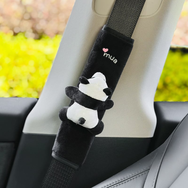 Automobilio diržo pečių pagalvėlė su mielu animaciniu dizainu, pūkų dekoratyvinis diržo dangtis, atsparus dėvėjimui, pora, universalus visoms metų laikams (Prekė: Kita; Medžiaga: Kita; Personalizavimas: Nėra; Įvairovė: Kita)