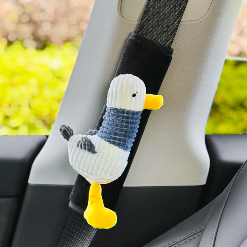 Automobilio diržo pečių pagalvėlė su mielu animaciniu dizainu, pūkų dekoratyvinis diržo dangtis, atsparus dėvėjimui, pora, universalus visoms metų laikams (Prekė: Kita; Medžiaga: Kita; Personalizavimas: Nėra; Įvairovė: Kita)