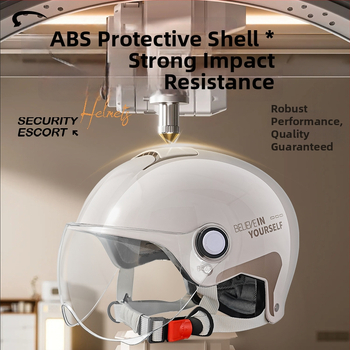 Emperor Wolf ABS pusės šalmas, GB811-2022A sertifikuotas, elektrinėms transporto priemonėms