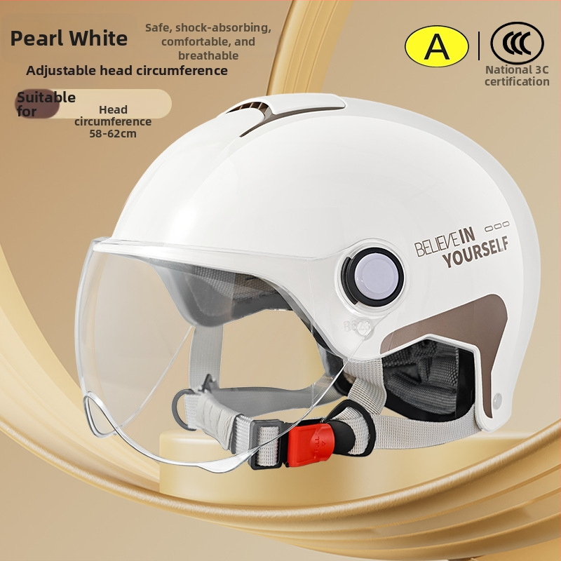 Emperor Wolf ABS pusės šalmas, GB811-2022A sertifikuotas, elektrinėms transporto priemonėms