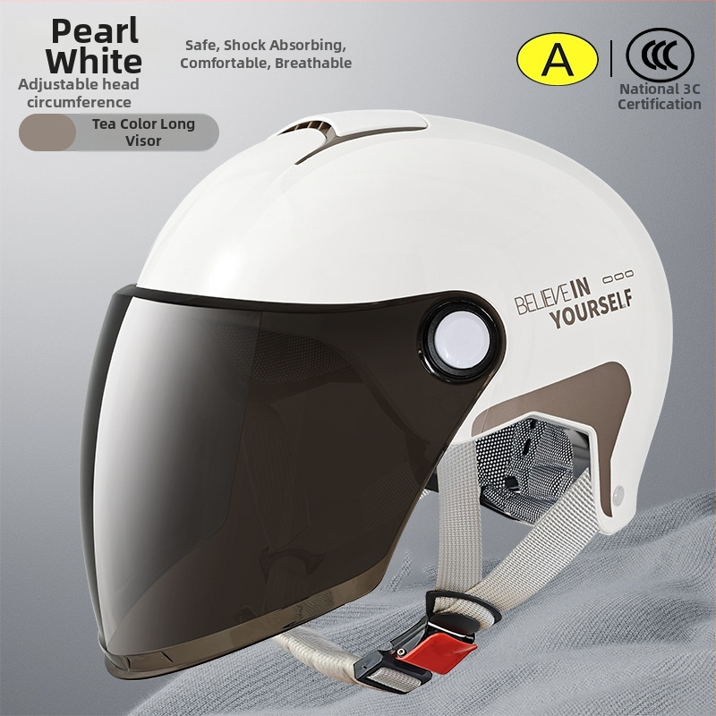 Emperor Wolf ABS pusės šalmas, GB811-2022A sertifikuotas, elektrinėms transporto priemonėms