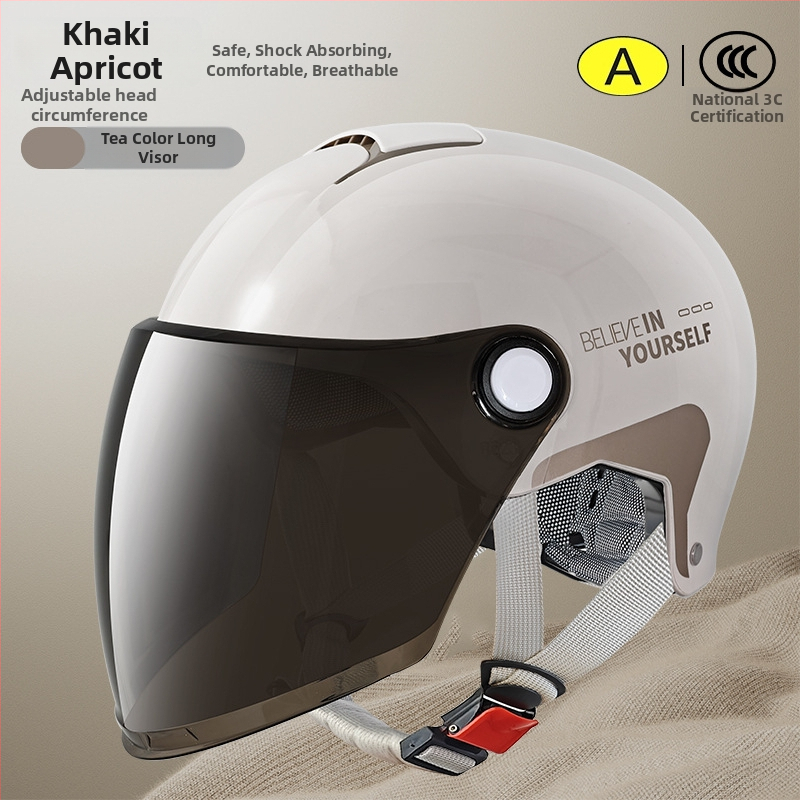 Emperor Wolf ABS pusės šalmas, GB811-2022A sertifikuotas, elektrinėms transporto priemonėms