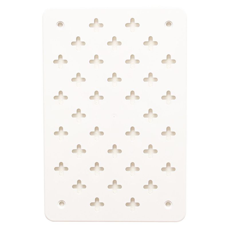 Zidna plastična polica za pohranu – 3 razine, bez bušenja, višenamjenska, proširiva, montaža usisnom čašom.