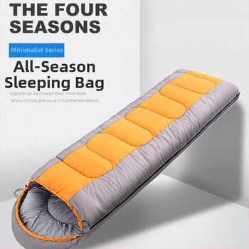 Miegmaišis rudens–žiemos kempingui, suaugusiems, poliesterio užpildas, pamušalas poliesterio–medvilnės mišinio, konstrukcija apvalkine/siena tipo, svoris 2,2 kg, komforto temperatūra virš 15°C, ekstremali temperatūra 0°C