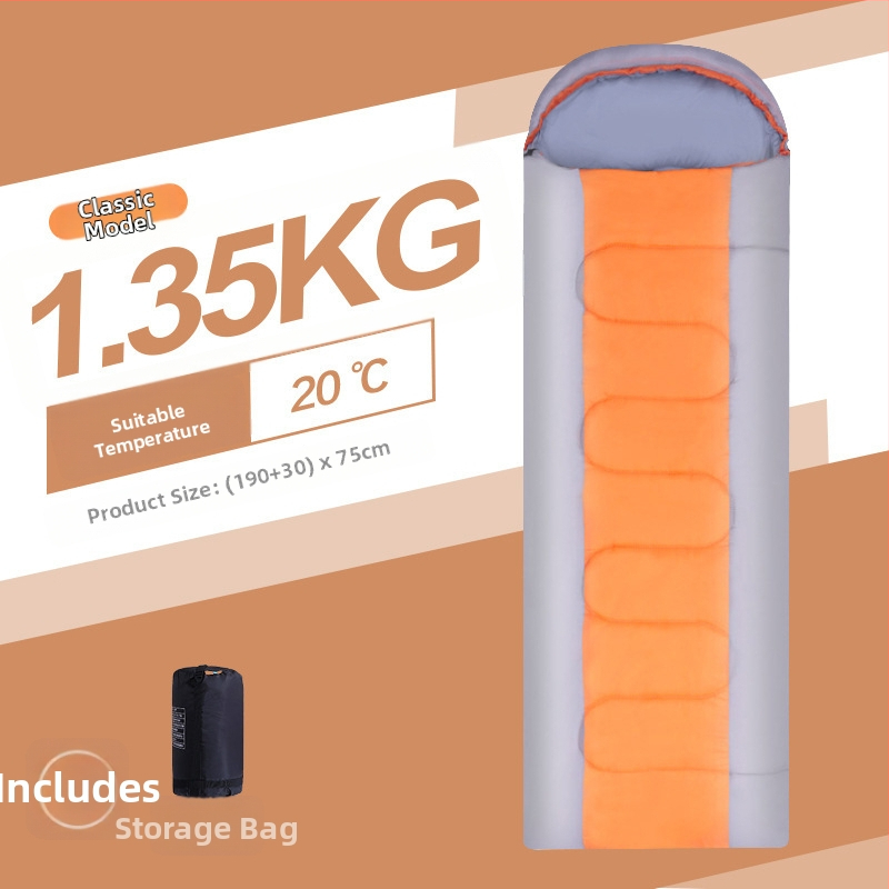 Miegmaišis rudens–žiemos kempingui, suaugusiems, poliesterio užpildas, pamušalas poliesterio–medvilnės mišinio, konstrukcija apvalkine/siena tipo, svoris 2,2 kg, komforto temperatūra virš 15°C, ekstremali temperatūra 0°C