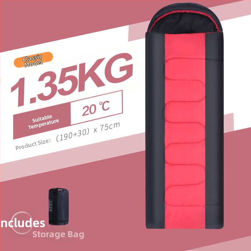 Miegmaišis rudens–žiemos kempingui, suaugusiems, poliesterio užpildas, pamušalas poliesterio–medvilnės mišinio, konstrukcija apvalkine/siena tipo, svoris 2,2 kg, komforto temperatūra virš 15°C, ekstremali temperatūra 0°C