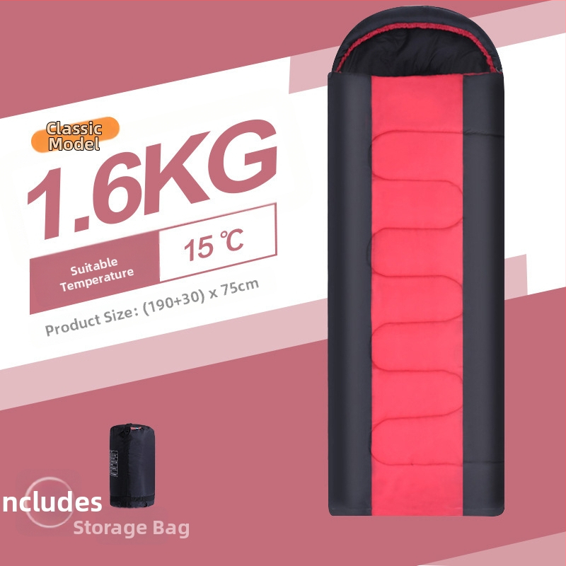 Miegmaišis rudens–žiemos kempingui, suaugusiems, poliesterio užpildas, pamušalas poliesterio–medvilnės mišinio, konstrukcija apvalkine/siena tipo, svoris 2,2 kg, komforto temperatūra virš 15°C, ekstremali temperatūra 0°C