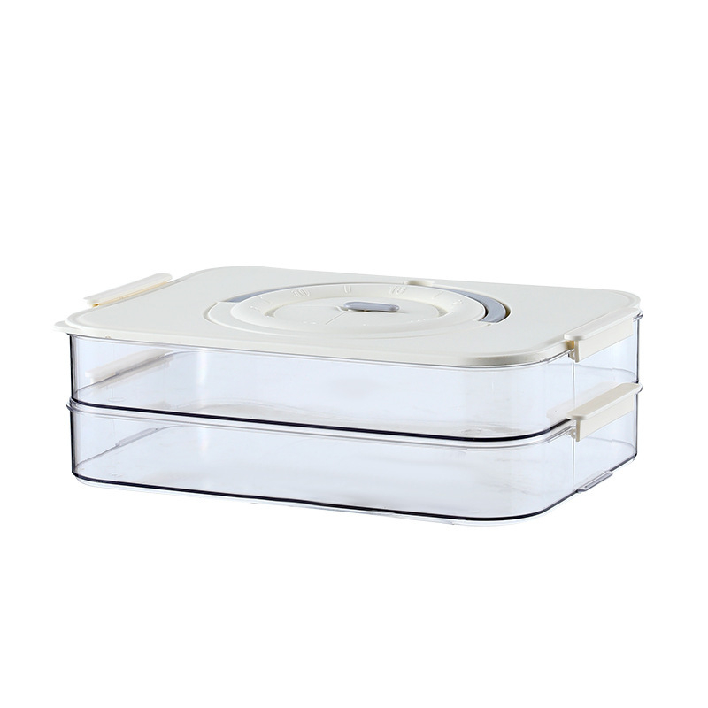 Knedlių dėžutė su drenažo ir šviežumo išlaikymo funkcija – daugiafunkcinė virtuvės saugykla knedlėms ir kiaušiniams