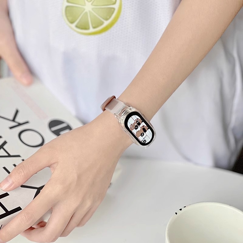 Pametna narukvica s vibracijskim alarmom, silikonski kaiš, cilindričan brojčanik, vodootporna, za djecu