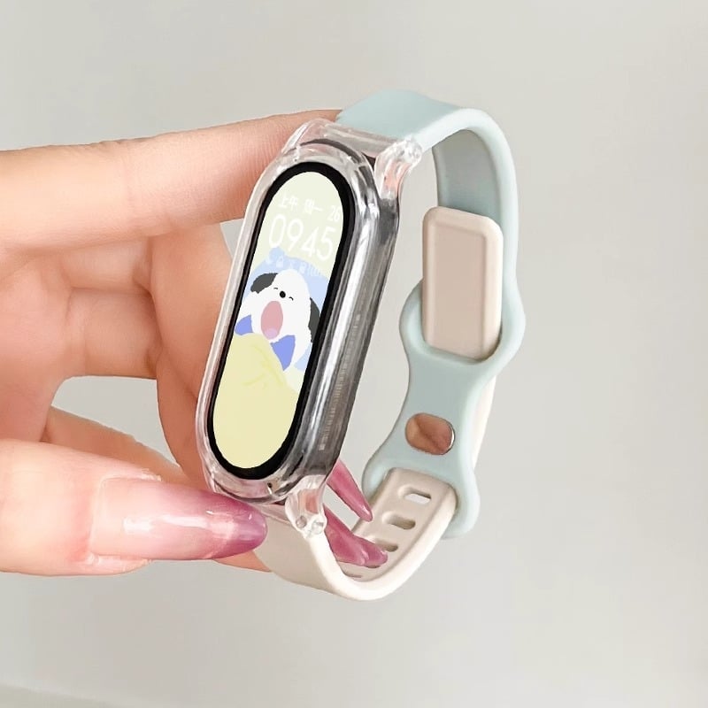 Pametna narukvica s vibracijskim alarmom, silikonski kaiš, cilindričan brojčanik, vodootporna, za djecu