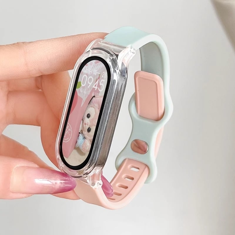 Pametna narukvica s vibracijskim alarmom, silikonski kaiš, cilindričan brojčanik, vodootporna, za djecu