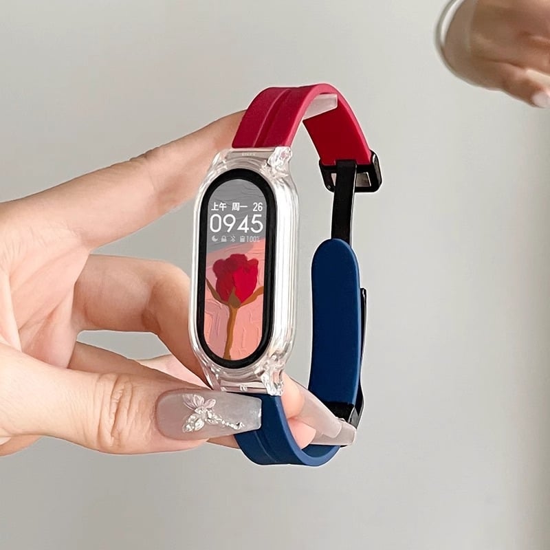 Pametna narukvica s vibracijskim alarmom, silikonski kaiš, cilindričan brojčanik, vodootporna, za djecu