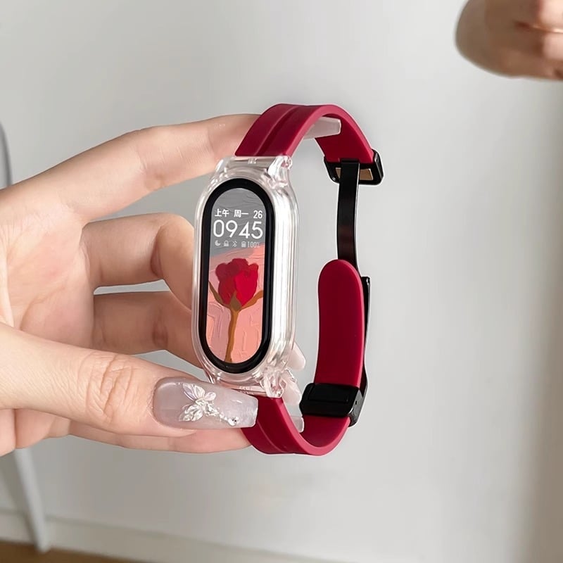 Pametna narukvica s vibracijskim alarmom, silikonski kaiš, cilindričan brojčanik, vodootporna, za djecu