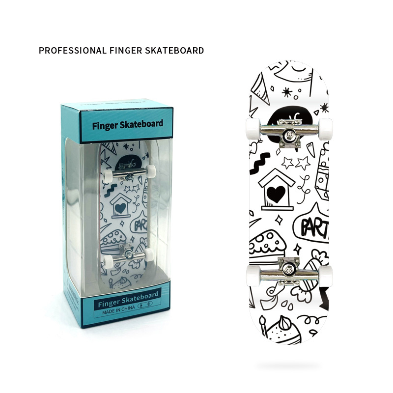 Фингърборд ALF-H — марка ALF/Ailefu, ABS материал, двойно Kick дек, универсално приложение