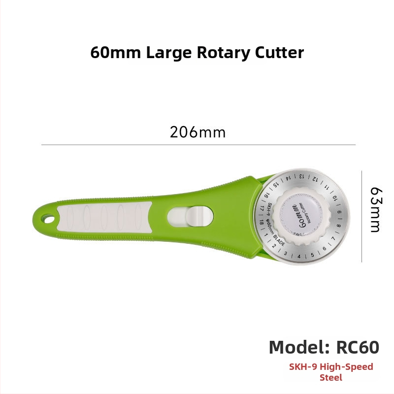 Tăietor rotativ pentru țesături — Keling, Model SKH-9, Material metal