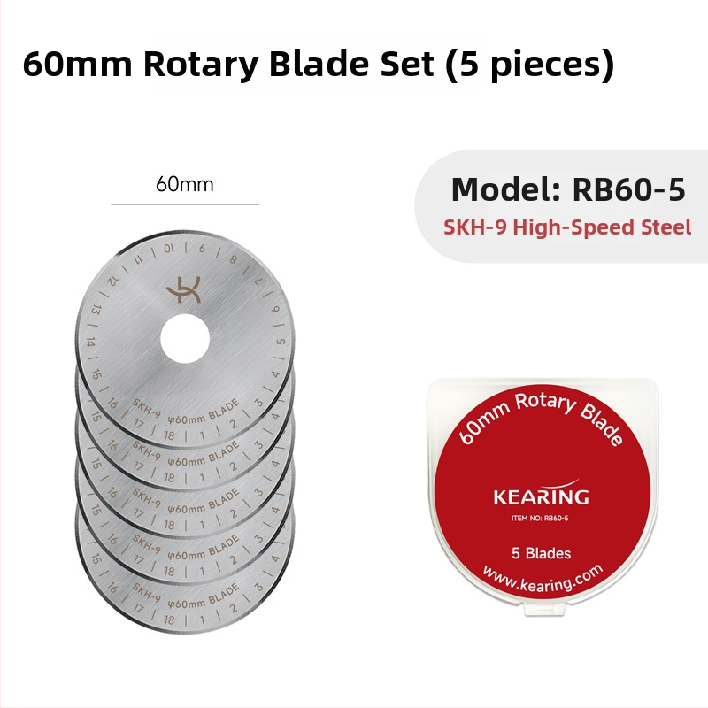 Tăietor rotativ pentru țesături — Keling, Model SKH-9, Material metal