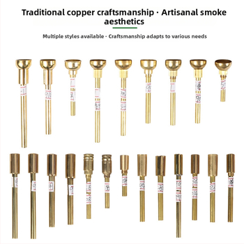 Ūdens pīpes bļoda no misiņa, biezināta konstrukcija, daudzreiz lietojama, jauns ķīniešu stils