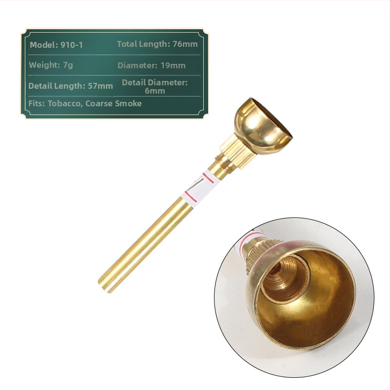 Ūdens pīpes bļoda no misiņa, biezināta konstrukcija, daudzreiz lietojama, jauns ķīniešu stils