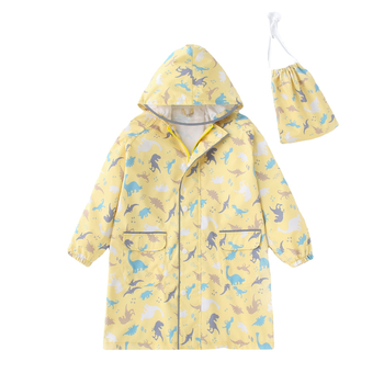 Παιδικό πόντσο βροχής σε καρτούν στυλ, με ύφασμα 100d pongee και TPU αδιάβροχο στρώμα