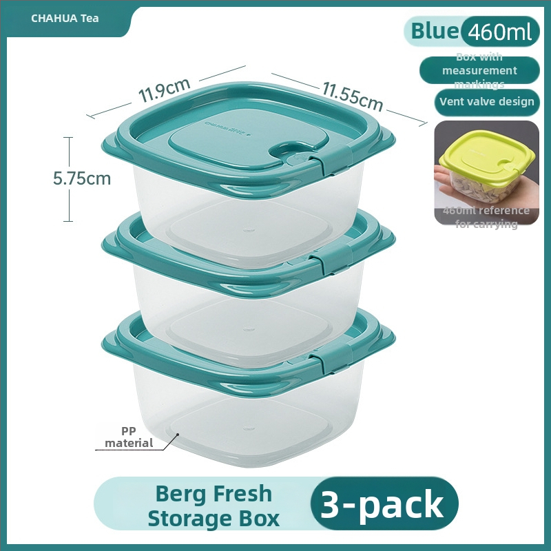 Plastikinė maisto laikymo dėžutė su dangteliu, stačiakampė, 1-2 L talpa, mikrobangų krosnelė tinkama