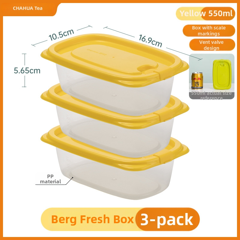 Plastikinė maisto laikymo dėžutė su dangteliu, stačiakampė, 1-2 L talpa, mikrobangų krosnelė tinkama