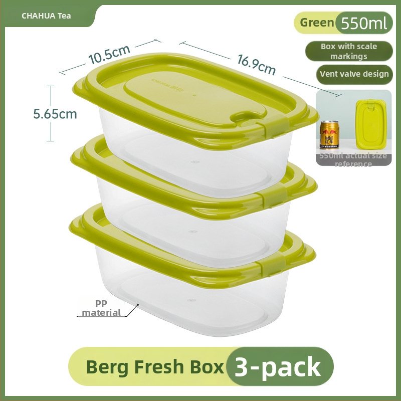 Plastikinė maisto laikymo dėžutė su dangteliu, stačiakampė, 1-2 L talpa, mikrobangų krosnelė tinkama