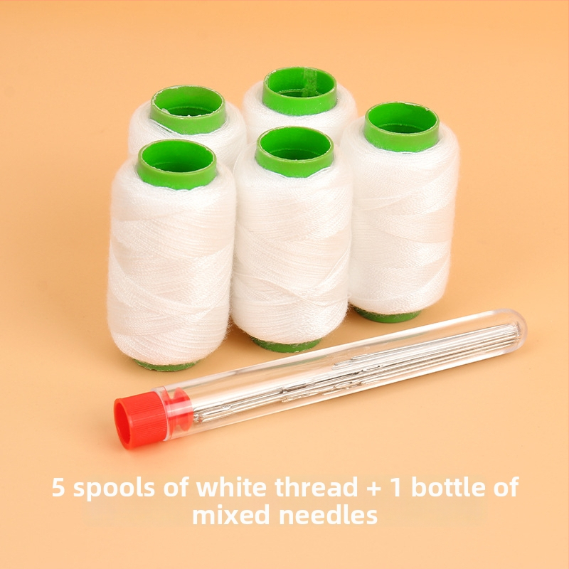 Kūginį adatų rinkinys su siūlų dėžute – praktiškas drabužių siuvimo remonto komplektas (tb-0828)