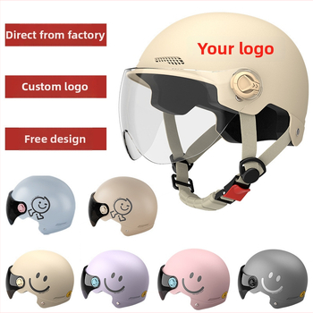 Cască jumătate pentru bicicletă electrică – certificare 3C, material ABS, logo personalizabil