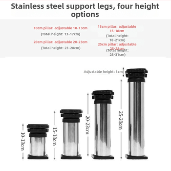 Universali skalbyklo mašinos pagrindas su reguliuojamu aukščiu ir lauko kondicionieriaus laikiklio komplektu (Nerūdijančio plieno, Judama, SKU 12345678)