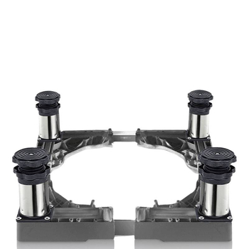 Universali skalbyklo mašinos pagrindas su reguliuojamu aukščiu ir lauko kondicionieriaus laikiklio komplektu (Nerūdijančio plieno, Judama, SKU 12345678)