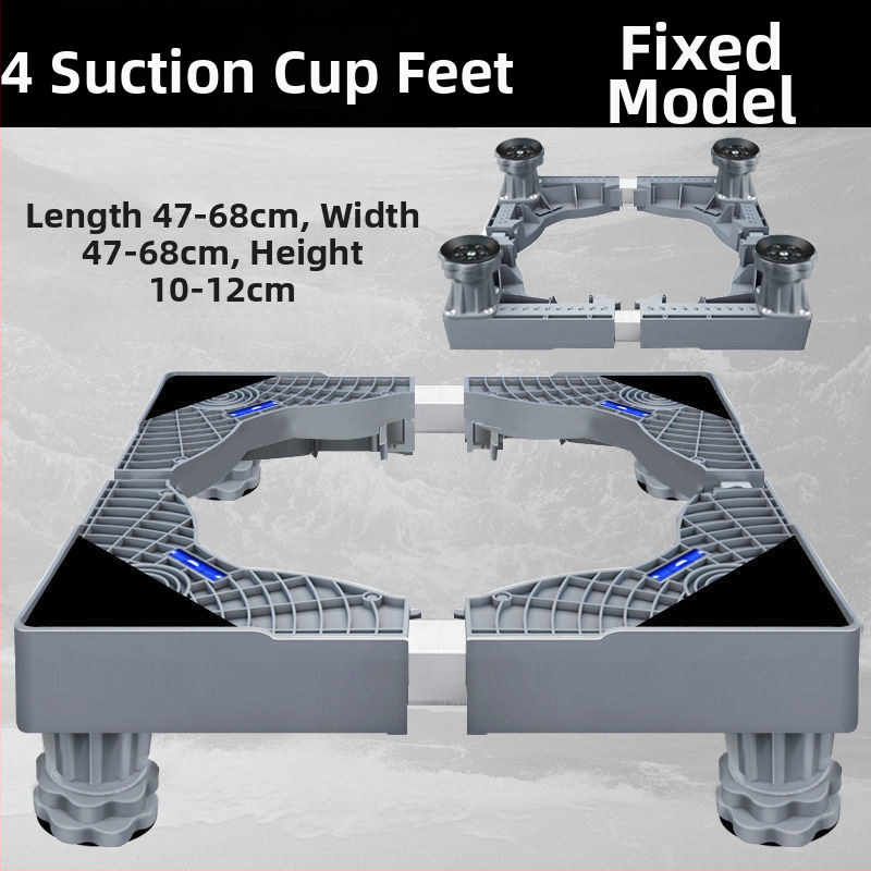 Universali skalbyklo mašinos pagrindas su reguliuojamu aukščiu ir lauko kondicionieriaus laikiklio komplektu (Nerūdijančio plieno, Judama, SKU 12345678)