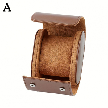 PU kutija za satove s tri odjeljka, prijenosna, otporna na prašinu i udarce (Model P001)