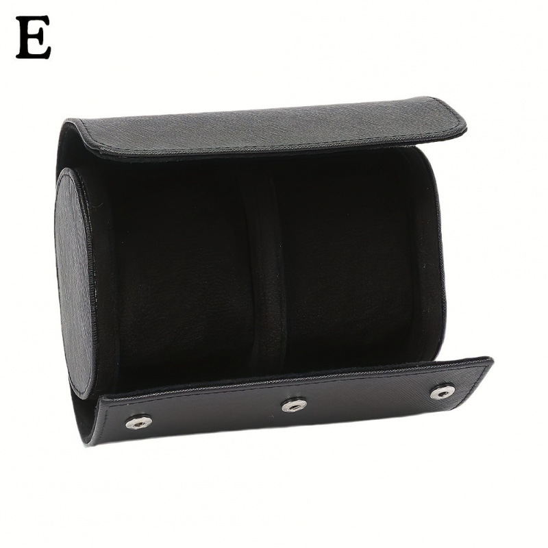 PU kutija za satove s tri odjeljka, prijenosna, otporna na prašinu i udarce (Model P001)