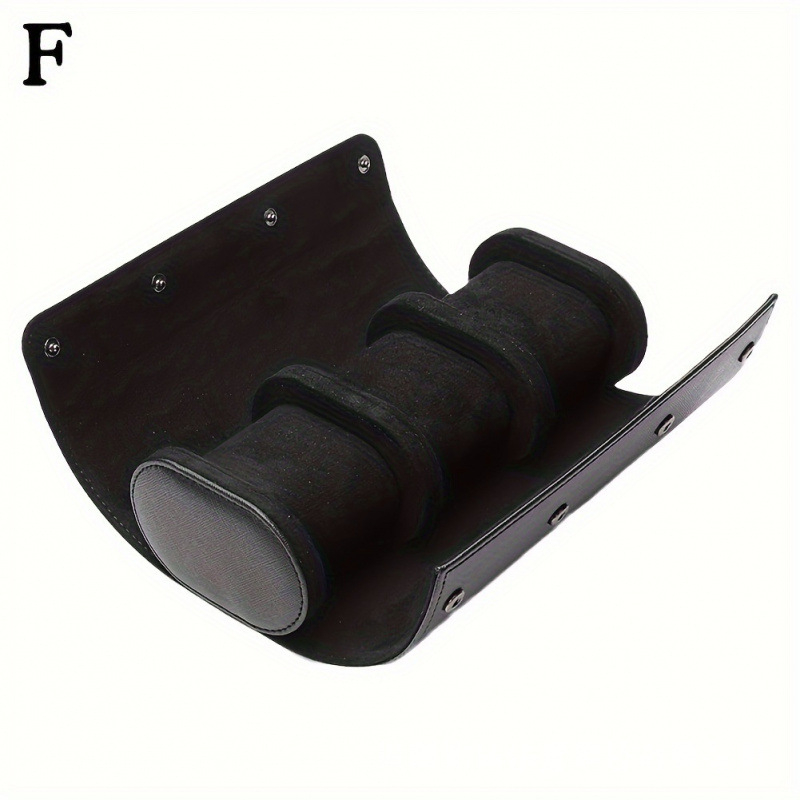 PU kutija za satove s tri odjeljka, prijenosna, otporna na prašinu i udarce (Model P001)