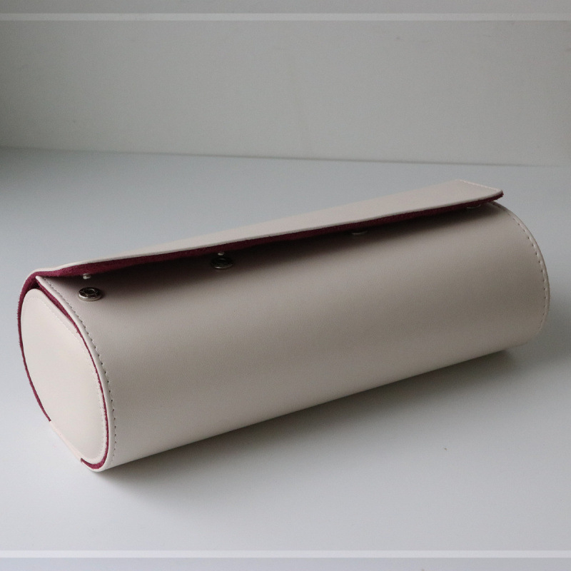 PU kutija za satove s tri odjeljka, prijenosna, otporna na prašinu i udarce (Model P001)