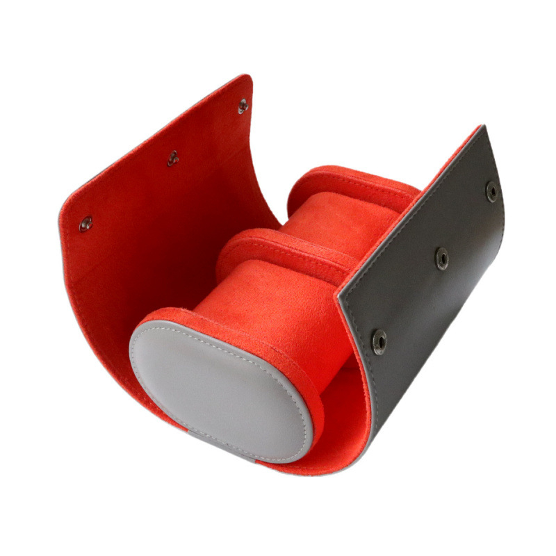 PU kutija za satove s tri odjeljka, prijenosna, otporna na prašinu i udarce (Model P001)