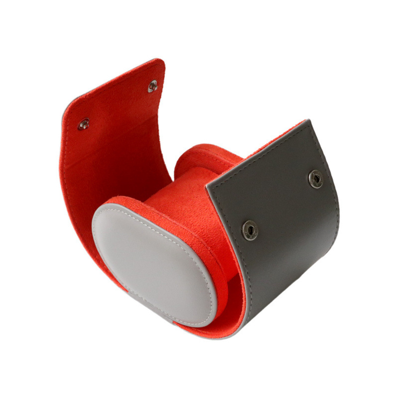 PU kutija za satove s tri odjeljka, prijenosna, otporna na prašinu i udarce (Model P001)