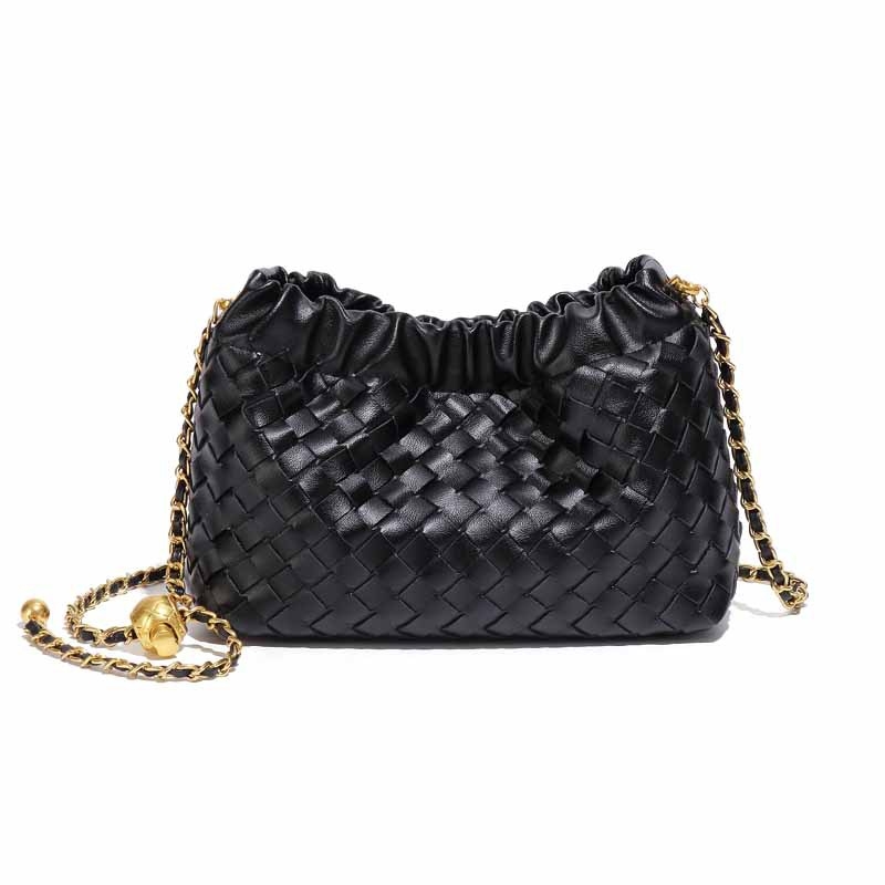 Geantă crossbody cloud - PU, formă orizontală pătrată, închidere magnetică, buzunar cu fermoar, căptușeală poliester