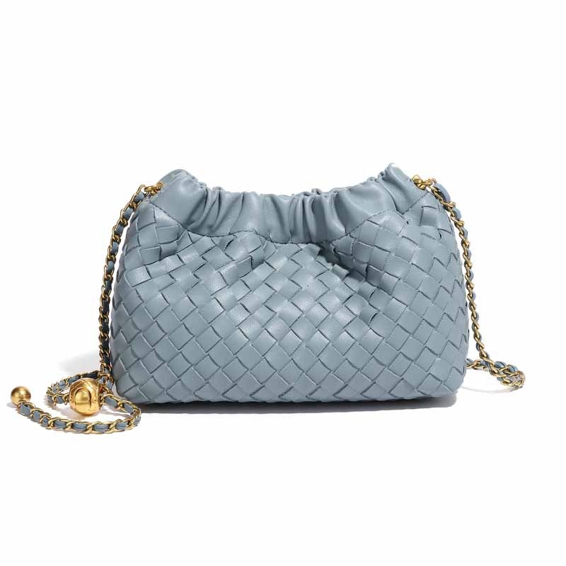 Geantă crossbody cloud - PU, formă orizontală pătrată, închidere magnetică, buzunar cu fermoar, căptușeală poliester