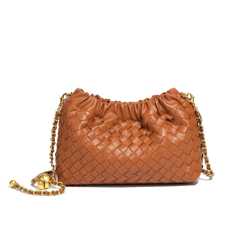 Geantă crossbody cloud - PU, formă orizontală pătrată, închidere magnetică, buzunar cu fermoar, căptușeală poliester