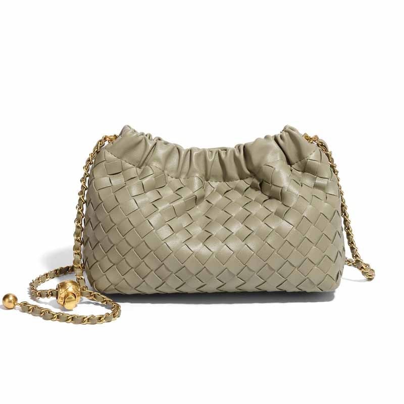 Geantă crossbody cloud - PU, formă orizontală pătrată, închidere magnetică, buzunar cu fermoar, căptușeală poliester