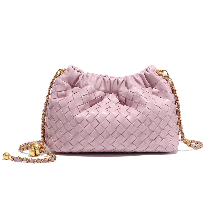 Geantă crossbody cloud - PU, formă orizontală pătrată, închidere magnetică, buzunar cu fermoar, căptușeală poliester