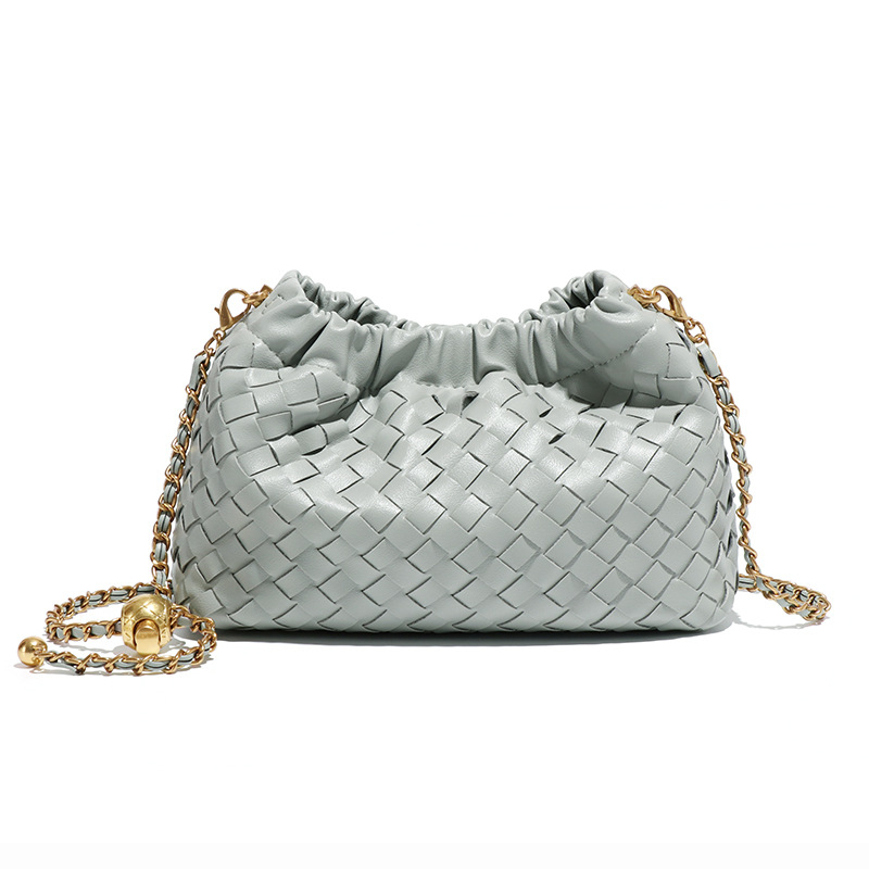 Geantă crossbody cloud - PU, formă orizontală pătrată, închidere magnetică, buzunar cu fermoar, căptușeală poliester