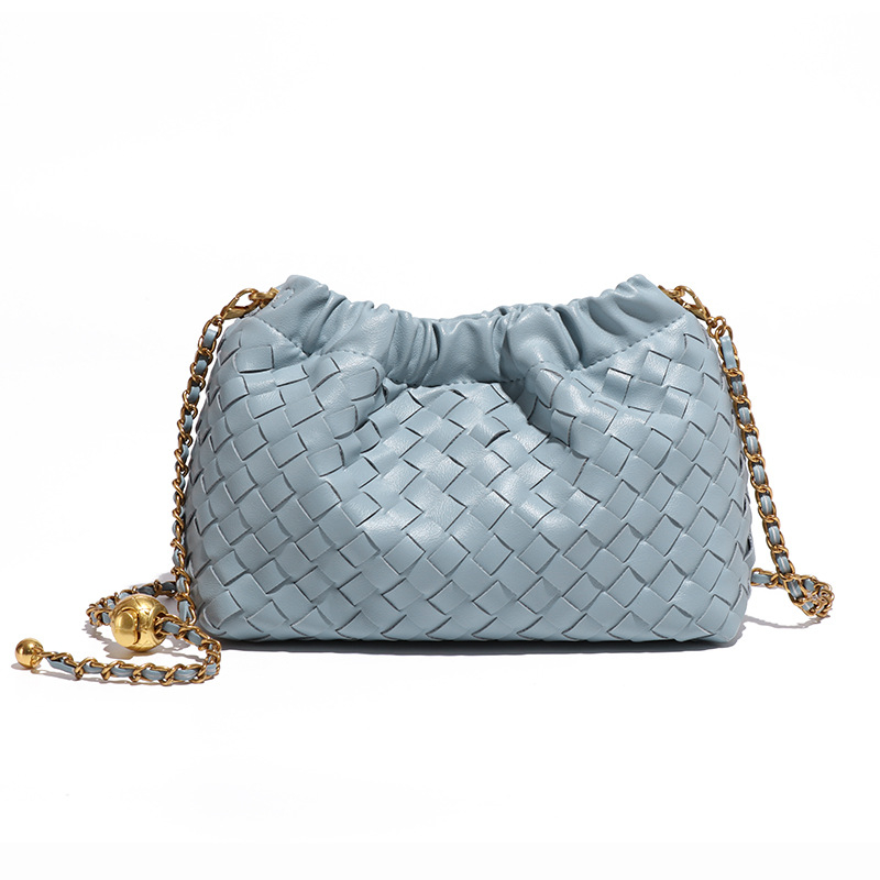 Geantă crossbody cloud - PU, formă orizontală pătrată, închidere magnetică, buzunar cu fermoar, căptușeală poliester