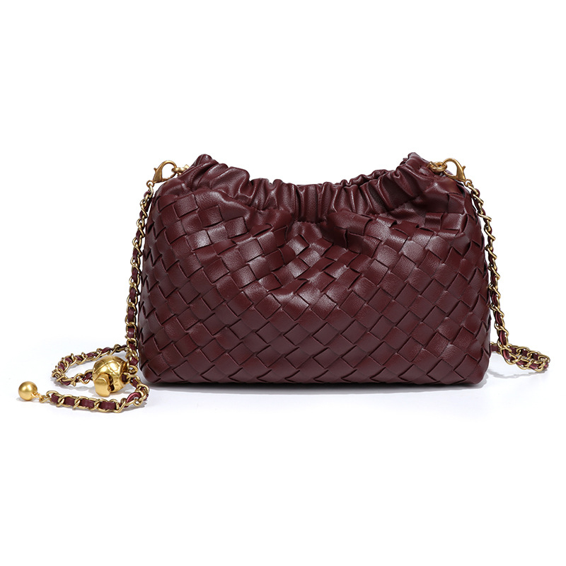 Geantă crossbody cloud - PU, formă orizontală pătrată, închidere magnetică, buzunar cu fermoar, căptușeală poliester
