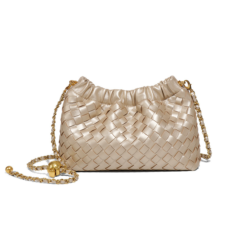 Geantă crossbody cloud - PU, formă orizontală pătrată, închidere magnetică, buzunar cu fermoar, căptușeală poliester