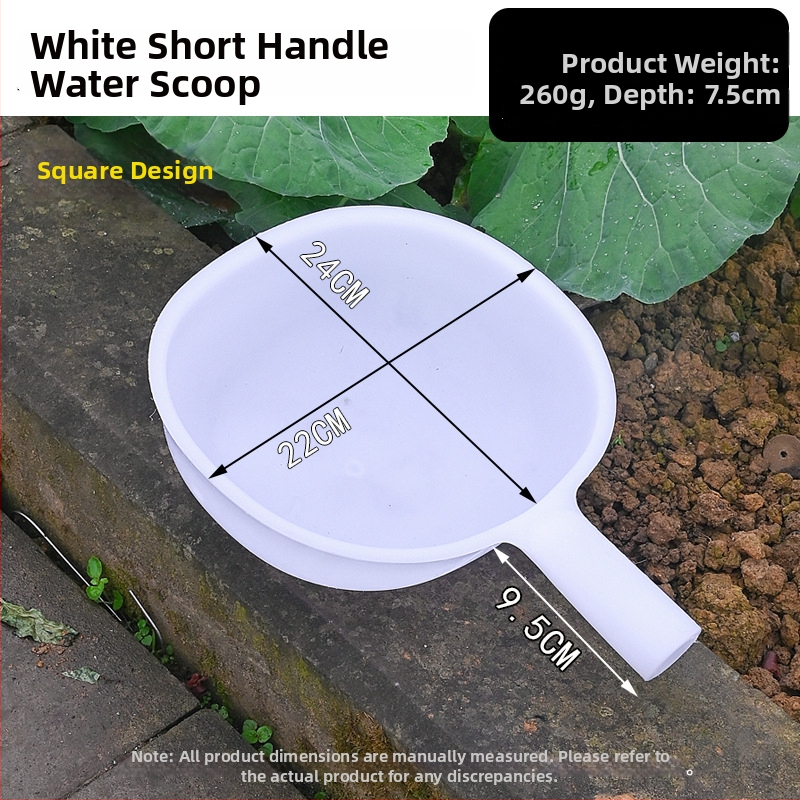 Nerezová oceľová lyžica s dlhým držadlom – na polievanie rastlín, polievku a miešanie; dvojité využitie v kuchyni a na záhrade